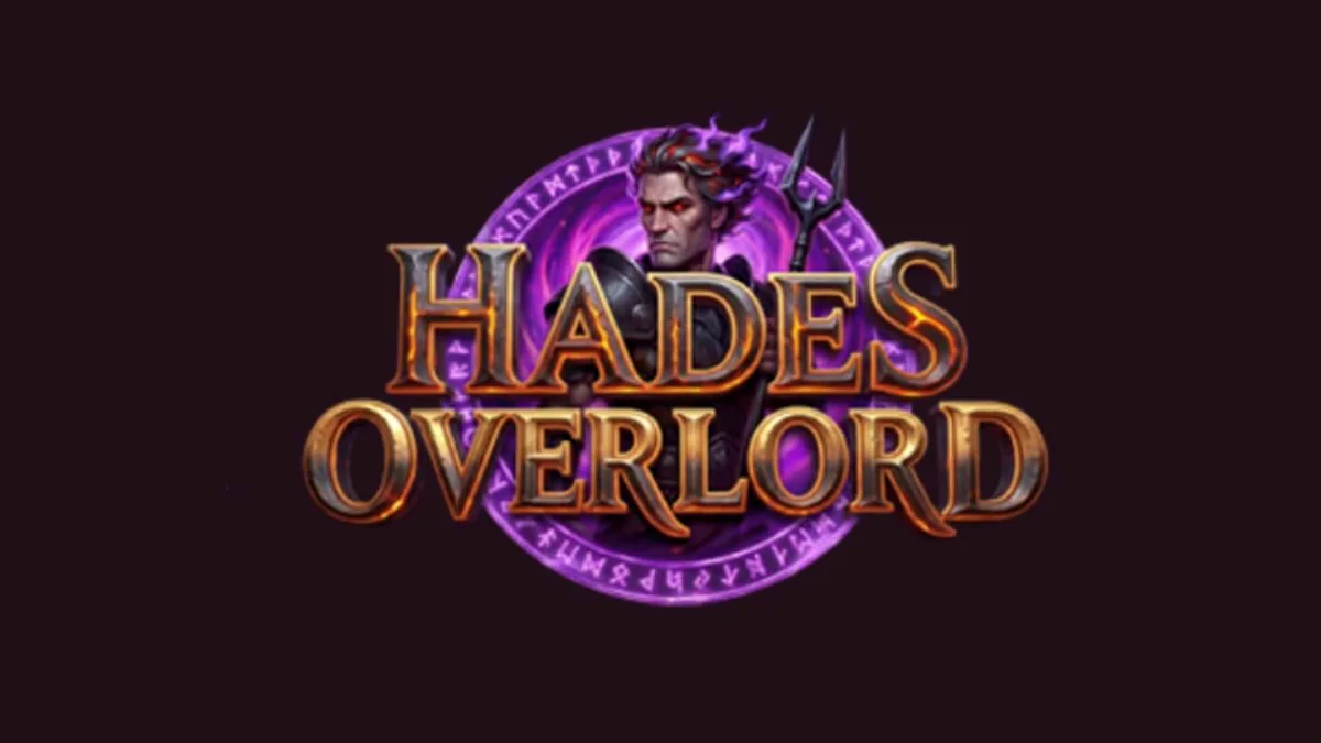 Visual gelap dan mencekam dari slot Hades Overlord dengan tema mitologi Yunani